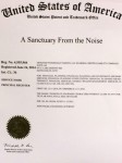 Certificate from US Patent & Trademark Office for our slogan